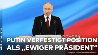 WLADIMIR PUTIN: Kremlchef bleibt fest im Sattel – So verlief seine fünfte Vereidigung | WELT Spezial