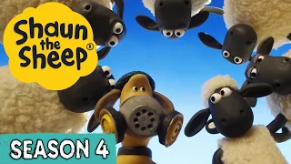 Shaun the Sheep Season 4 🐑 Full Episodes (6-10) 🐰 Rabbit, Spider, DIY + MORE | Cartoons for Kids