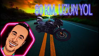 Bajaj Pulsar N250 ile Uzun Yol 80km.