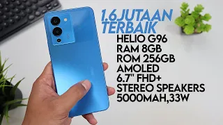 1,6 JUTA AUTO NGILER !!!Layar Amoled ✅ Mesin Kenceng ✅ RAM 8GB ✅ ROM 256GB ✅ - Unboxing + Tes Gaming