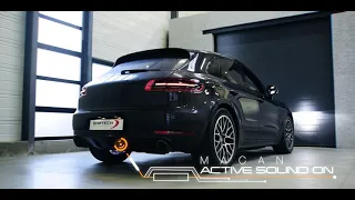 Porsche Macan S 3.0 TDI with Activ Sound System