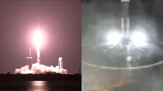 IXPE launch and Falcon 9 first stage landing (mission control audio)