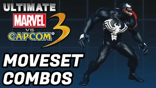 VENOM ON UMVC3! (MOVESET/COMBOS)