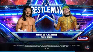 WWE 2K23 Mustafa Ali Vs Matt Riddle