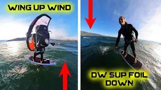 Wing Foil up wind | SUP Foil downwind