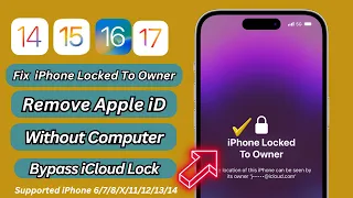 How To Bypass iPhone Locked To Owner Without Computer ! Remove Apple iD Activation ! Bypass iCloud