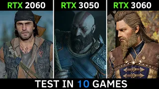 RTX 2060 vs RTX 3050 vs RTX 3060 | Test in 10 New Games | in 2022