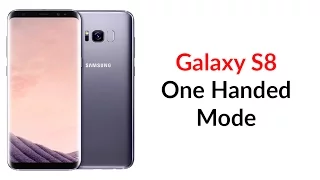 Galaxy S8 Hidden Feature: One Handed Mode - YouTube Tech Guy