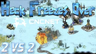 2 vs 2 Heck Freezes Over Command & Conquer Red Alert 2 Yuri's Revenge Online Multiplayer Gameplay