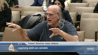 Former Governor Jesse Ventura Urges Legalization of Cannabis