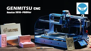 SainSmart Genmitsu CNC Router 3018-PROVer | Engraving Machine | Laser Module | Best for Home Studio
