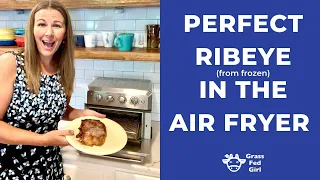 How to Make Perfect Ribeye Steak from Frozen in the Air Fryer | Carnivore Diet