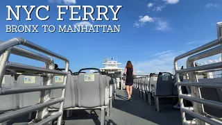 NYC Ferry East River Route: from the Bronx to East 34th Street [4K]