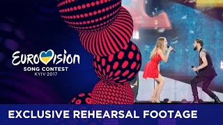 Ilinca ft. Alex Florea - Yodel It! (Romania) EXCLUSIVE Rehearsal footage