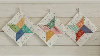 Sew Your Stash Series #2 - 8" Twinkle Twinkle Scrappy Star Block Tutorial