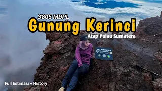 PENDAKIAN ATAP SUMATERA || GUNUNG API TERTINGGI DI INDONESIA (GUNUNG KERINCI) #zafatualang