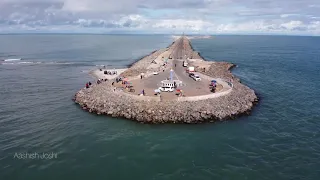 Danushkodi drone shot (Tamil Nadu ) Last road of India 🇮🇳🇮🇳🇮🇳