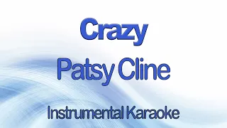 Crazy -- Patsy Cline Instrumental Karaoke Cover with Lyrics