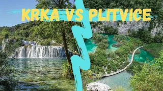 Plitvice lakes VS Krka national park