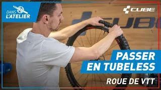 Passer une roue de VTT en Tubeless | Dans l'Atelier