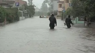Rare cyclone hits Sardinia