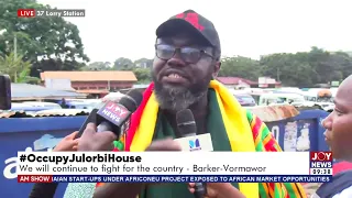 #OccupyJulorbiHouse Protest: Day 2: We will continue to fight for the country - Barker Vormawor
