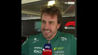 Fernando Alonso talking about rumors with Taylor Swift and also the new sprint race format