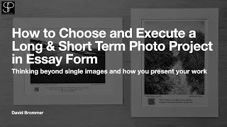 How to Choose & Execute a Photo Project in Essay Form