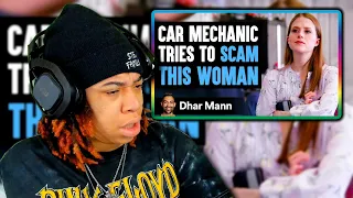 SimbaThaGod Reacts To Car Mechanic Tries To SCAM A WOMAN, Instantly Regrets It (Dhar Mann)