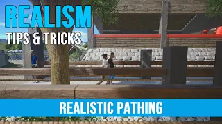 Planet Coaster ¦ Realistic Pathing ¦ Tips & Tricks
