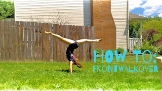 How to do a FRONT WALKOVER in ONE DAY!! | FAST AND EASY!