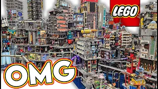 This LEGO City is HUGE! My Last Day at Brickworld VLOG