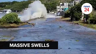 WATCH | Spring tide and massive swells batter Western and Eastern Cape shorelines