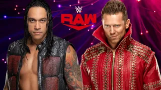 Damien Priest vs The Miz - One On One Match - WWE Raw Sep 13th,  2021