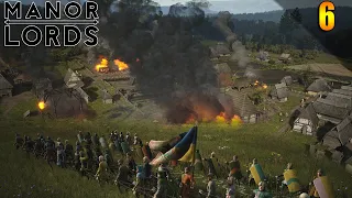 72 Raiders could burn the settlement but.. | game Manor Lords in Ukrainian | #6