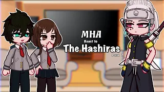 Mha react to The Hashiras // 2/?? // Kny/MHA