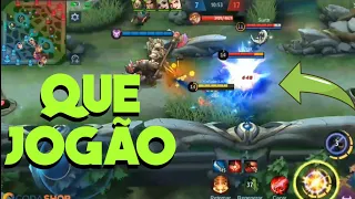 A MELHOR PARTIDA QUE JOGUEI ESSE ANO | É Assim Que um Mítico de Verdade Joga | MOBILE LEGENDS