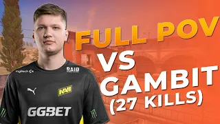 s1mple - FULL POV vs Gambit @ Blast Premier Grand Final 2021 3. Map