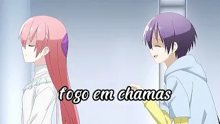 fogo em chamas | edit love | tonikaku kawaii