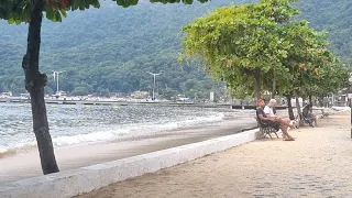 MARÉ ALTA NA VILA DO ABRAÃO - ILHA GRANDE