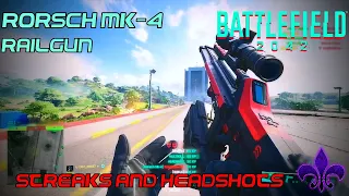 Battlefield 2042 - Watch Your Head - Rorsch Mk 4 Railgun #battlefield2042 #headshot #battlefield