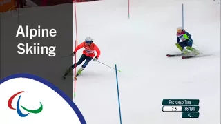 Kelly GALLAGHER | Women's Slalom Runs 1&2 |Alpine Skiing | PyeongChang2018 Paralympic Winter Games