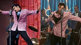 Elvis Presley & Austin Butler — "Hound Dog" (The Milton Berle Show 1956) Comparison