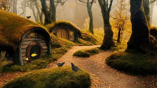 Hobbiton Autumn Ambience with Soothing Soft Piano Blended with Gentle Nature Sounds