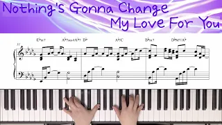 Nothing's gonna change my love for you - George benson / Piano Cover 피아노 커버 악보 Piano Sheet Music
