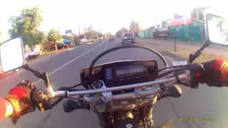 DRZ 400 and Harley 1700cc riding