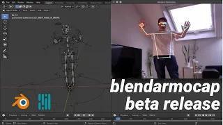 BlendArMocap - AR Pose, Hand, Face Detection in Blender Beta Release