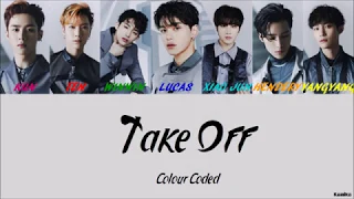 WayV - Take off (Color Coded Lyrics) [Pin|Rom|Eng]