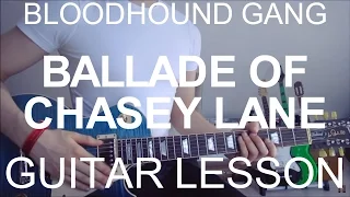 The Ballade Of Chasey Lane - Bloodhound Gang (GUITAR TUTORIAL/LESSON#131)