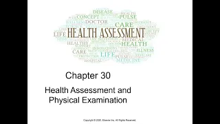 NUR100 Chapter 30 Health Assessment and Physical Examination